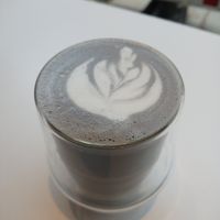 Black sesame latte at Soi & Co in Berlin