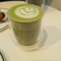 Matcha latte at Soi & Co in Berlin