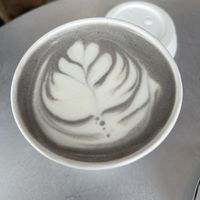 Black sesame latte with soy  at Soi & Co in Berlin