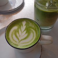 "Matcha Latte" and "Iced Matcha" at Soi & Co in Berlin