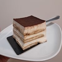 Tiramisu cake at Soi & Co in Berlin