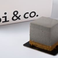 Black sesame cheesecake at Soi & Co in Berlin