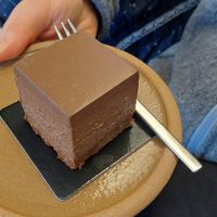 Chocolate cheesecake sweetened only with dates! at Soi & Co in Berlin