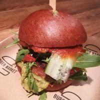 Mexican vegan burger at Burger Market in Budapest