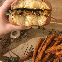 Too much bread  at Burger Market in Budapest