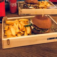 Middle East burger at Burger Market in Budapest