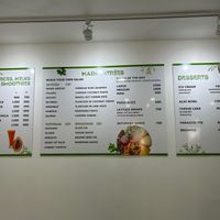 Menu  at Tehuti Cafe in Kingston