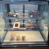 Dessert Fridge at Tehuti Cafe in Kingston