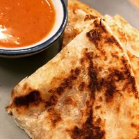 Roti w Peanut Sauce  at Madame K's Vegan- CBD in Melbourne
