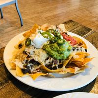 Grande vegan nachos  at Red Lentil in Watertown