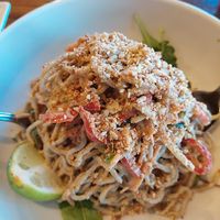Thai noodle salad at Red Lentil in Watertown