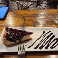 Cheese cake at Red Lentil in Watertown