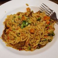 Rustic Paella at Red Lentil in Watertown