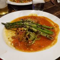 Butternut squash Polenta at Red Lentil in Watertown