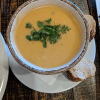This turnip soup at Red Lentil is fantastic at Red Lentil in Watertown