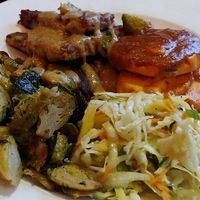 Jamaican jerk tempeh  at Red Lentil in Watertown