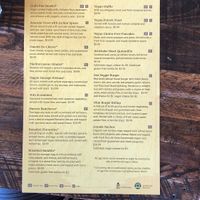 Brunch menu at Red Lentil in Watertown