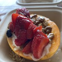 Papaya Boat at The Cardinal Herbs Teas and Spices in Honokaa