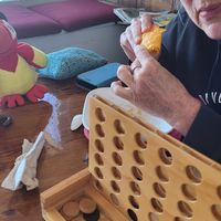 Games and great food at The Cardinal Herbs Teas and Spices in Honokaa