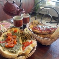 Tea and Toast  at The Cardinal Herbs Teas and Spices in Honokaa