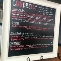 Guudbelly's serves up vegan tamales at Farmers Market At Eastside. at Farmer's Market in Houston
