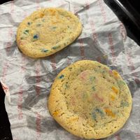 Vanilla Funfetti cookies  at Cake or Death in Exeter