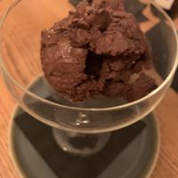 Chocolate ice cream   at The Black Bull in Cornhill-on-tweed