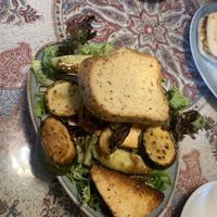 Gf roasted vegetable salad  at Leila's Kitchen in Hebden Bridge