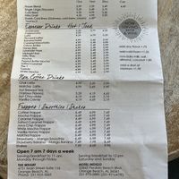 The V stands for Vegetarian, but some of the options can be easily modified.  at The Southern Grind in Orange Beach