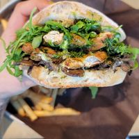 Vegan Mushroom Sandwich at Trading Post Eatery in Abbotsford