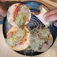 Vegan BBQ Tacos at Trading Post Eatery in Abbotsford