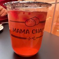 Exquisito y refrescante ice tea Jazmín  #Veganuary at Mama Chau's in Santiago