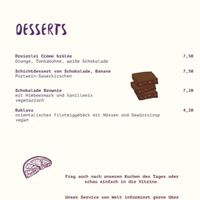 Veganes Baklava at Magdas Lokal in Klagenfurt