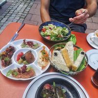 Veganes mezze at Magdas Lokal in Klagenfurt