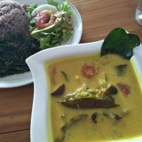 Eggplant curry at Dilicious in Dili