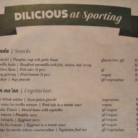 Menu at Dilicious in Dili