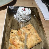 Cashew cream cheese side at Vegan Spartan in Hemel Hempstead