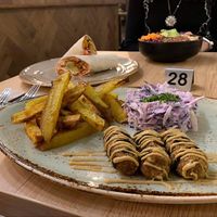 Vegan Romanian Mici at Vegan Spartan in Hemel Hempstead