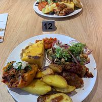 Vegan buffet at Vegan Spartan in Hemel Hempstead