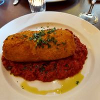 Baked mashed potato at Pulcino in Zurich