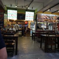 The falafel place at The Hummus Shack in Koh Phangan