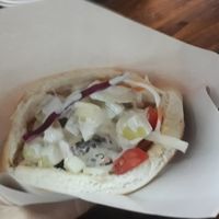 Hummua Falalel Pita at The Hummus Shack in Koh Phangan