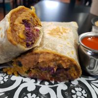 Breakfast burrito #Veganuary at Cascabel in Houston