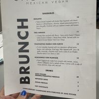 Menu   at Cascabel in Houston