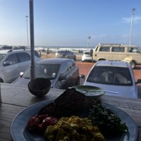   at Hang Ten Cafe in Muizenberg