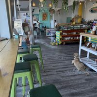 Inside the Cafe  at Hang Ten Cafe in Muizenberg