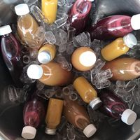 Love the colour scheme!  at Hang Ten Cafe in Muizenberg