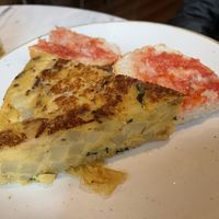 Spanish omelette  at The Vegan Corner in Barcelona