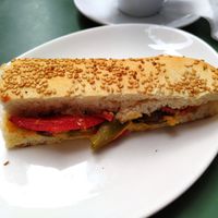 Foccacia at The Vegan Corner in Barcelona