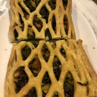 Spinach pastry.  at The Vegan Corner in Barcelona